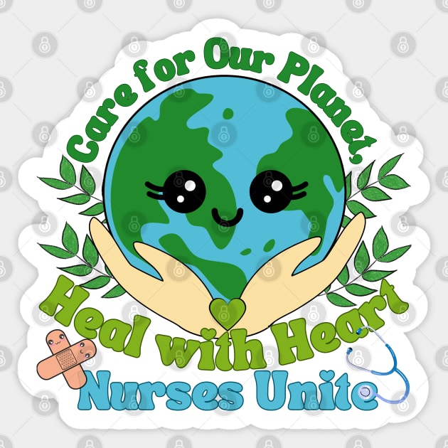 Earth Day Nurse Sticker by Annabelhut